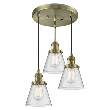Innovations Lighting 3 Light Multi-Pendant 211/3-AB-G64